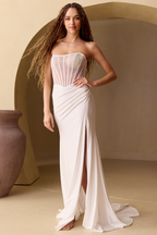 Wholesale Bridal Dress Beaded Mermaid Sequin Gown By LAA3042 - - Dress LAA