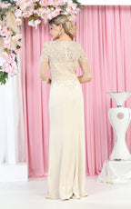 La Merchandise LA1811 3/4 Long Sleeve Mother Of The Bride Formal Dress - - LA Merchandise