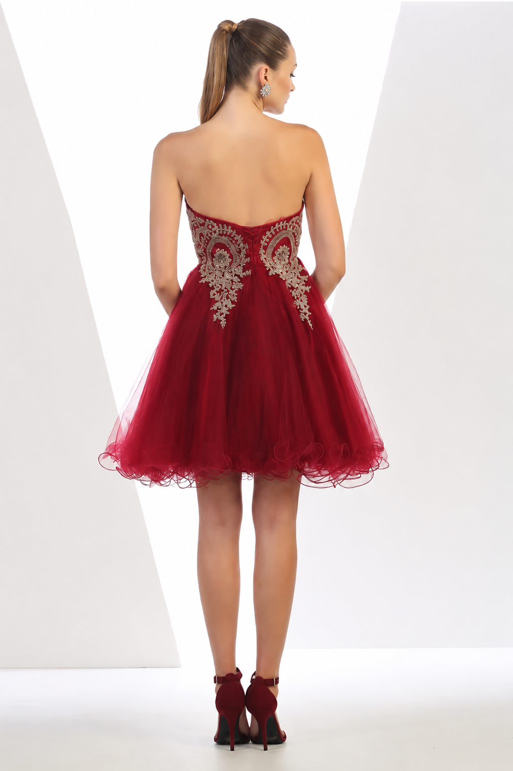 La Merchandise LA1414 Strapless Short Wholesale Homecoming Party Dress - - LA Merchandise