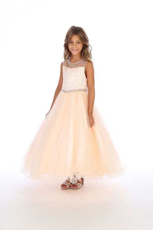 Beautiful Little Girls Tulle Pageant Dresses - LAG5278 - - LAG