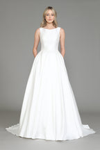 Classy Wedding Gown - LAY8534 - OFF WHITE - LAY