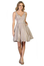 Shimmering Cocktail Dress - LA1777 - - LA Merchandise