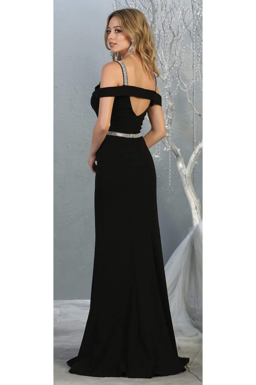 Cold Shoulder Formal Long Dresses - LA1765 - - LA Merchandise