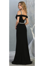 Cold Shoulder Formal Long Dresses - LA1765 - - LA Merchandise