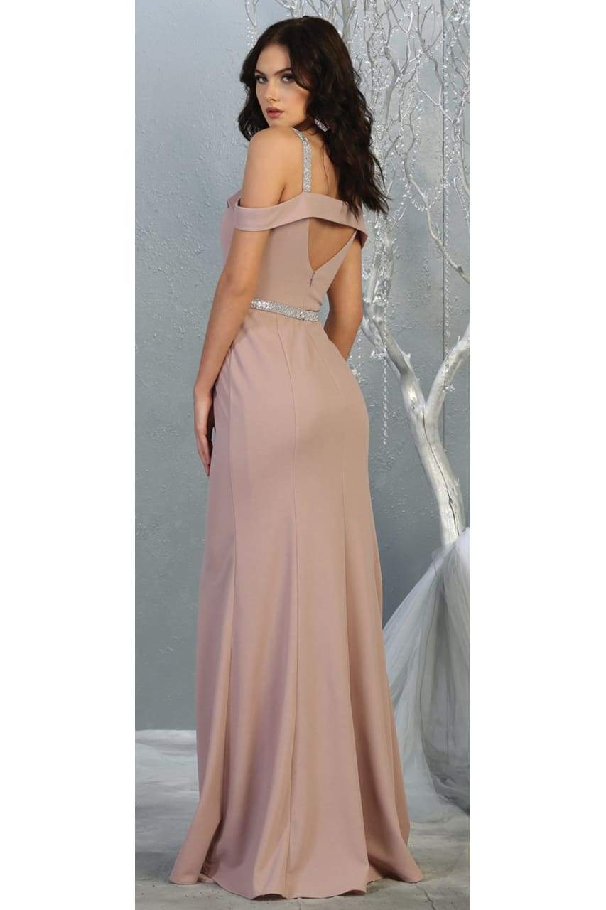 Cold Shoulder Formal Long Dresses - LA1765 - - LA Merchandise