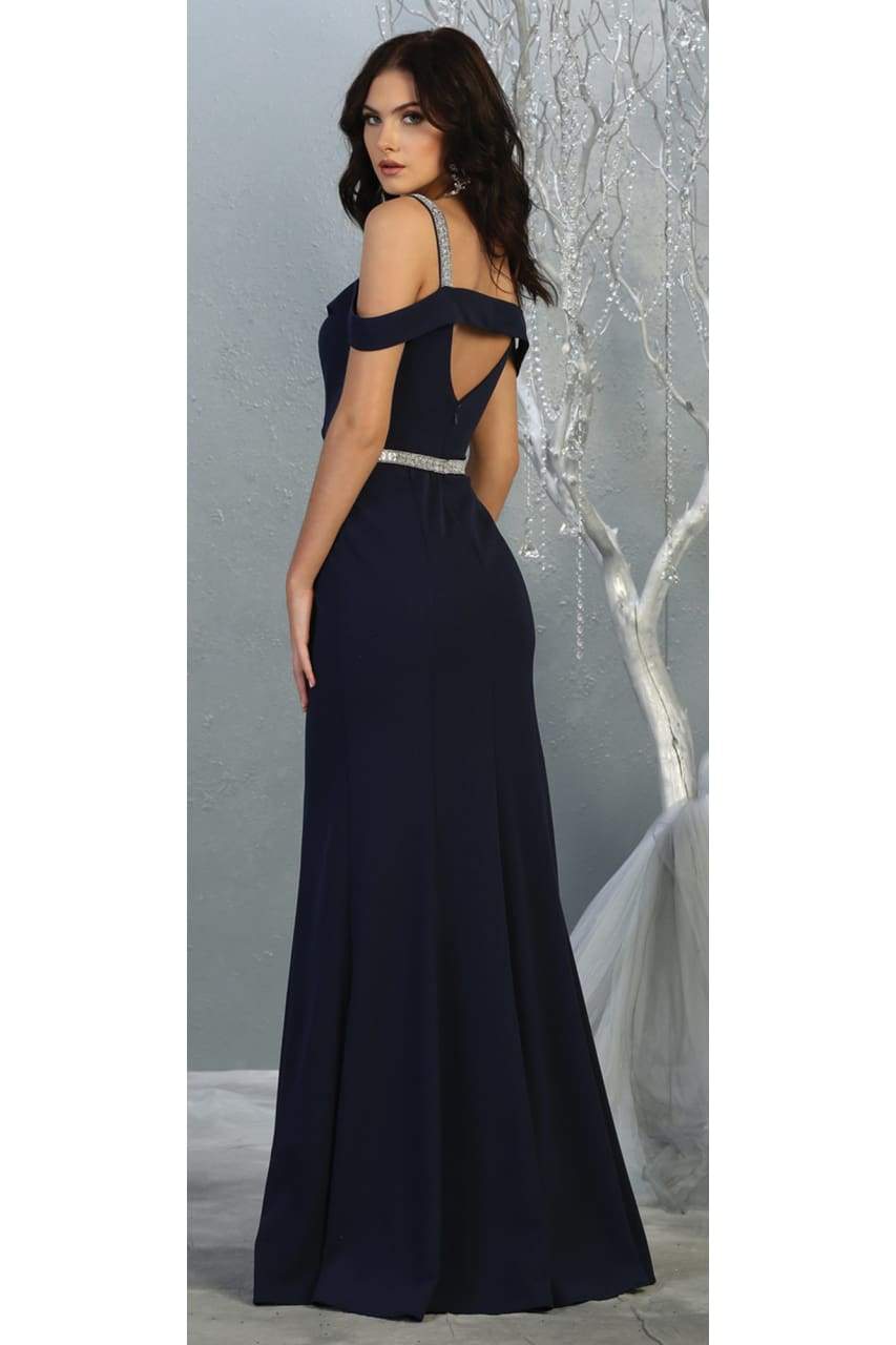 Cold Shoulder Formal Long Dresses - LA1765 - - LA Merchandise