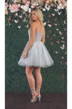 La Merchandise LA1888 Cute Fit & Flare Short Homecoming Party Dress - - LA Merchandise