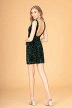 La Merchandise LASGS3085 Sexy Fitted Short Sequin Homecoming Dress - - LAS