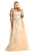 Formal Dresses & Plus Size - LA1867 - GOLD - LA Merchandise