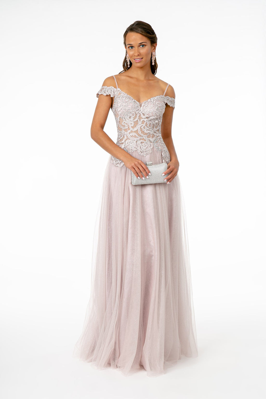 Formal Evening Gown - LAS2953 - MAUVE - LA Merchandise