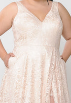 Formal Plus Size Lace Dresses - LAYW1020 - - LAY