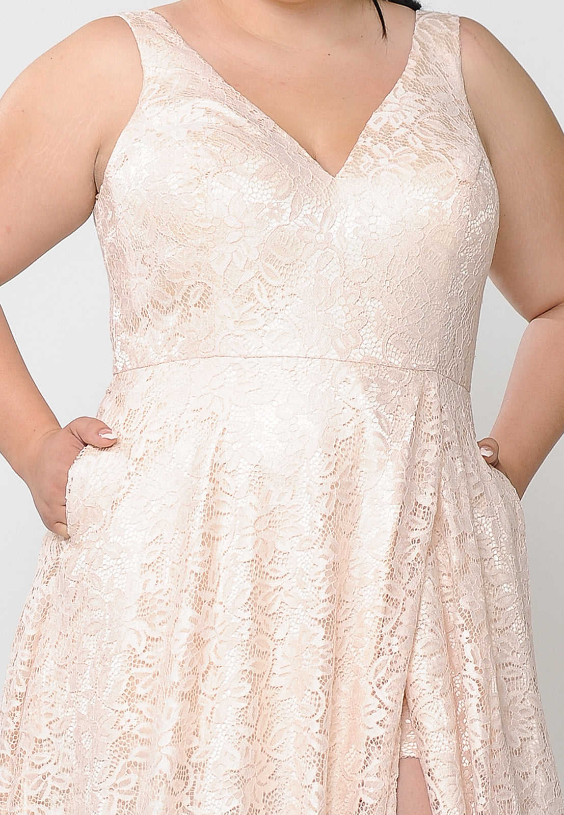 Formal Plus Size Lace Dresses - LAYW1020 - - LAY