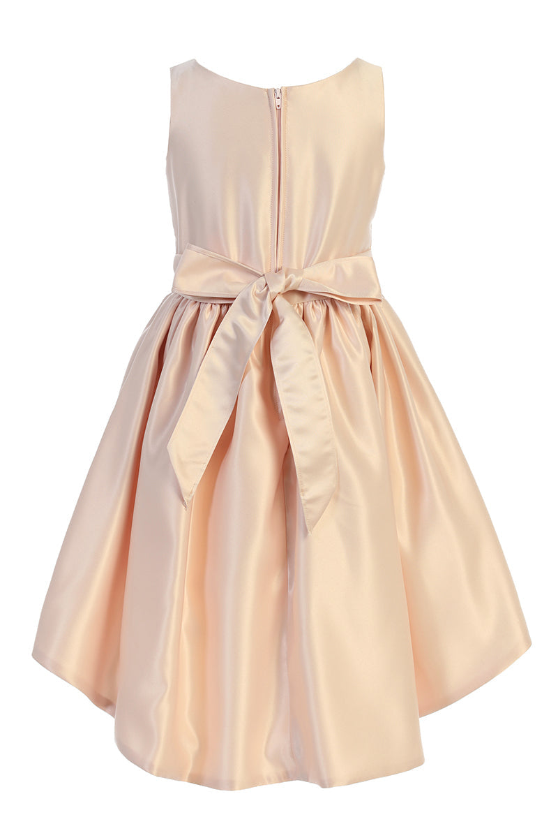 La Merchandise LAK801 Hi-Low Girls Dress w/ Pockets - - LAK