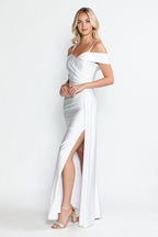 Wholesale Wedding Dress Off The Shoulder Sheath Bridal Gown By LAF5320 - - Dress LAF
