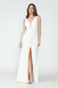 Wholesale Wedding Dress Spaghetti Strap Mermaid Bridal Gown By LAF5308 - IVORY - Dress LAF