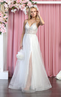 Ivory A-line Wedding Gown - LA1830 - IVORY - Dress LA Merchandise