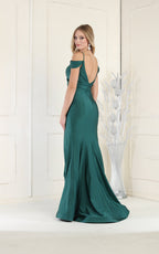 La Merchandise LA1855 Off the Shoulder Bodycon Stretchy Prom Dress - - LA Merchandise