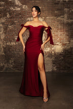 La Merchandise LA1858 Bow Tie Straps Bridesmaids Wholesale Gowns - - LA Merchandise