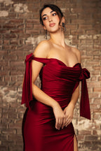 La Merchandise LA1858 Bow Tie Straps Bridesmaids Wholesale Gowns - - LA Merchandise