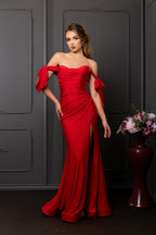 La Merchandise LA1858 Bow Tie Straps Bridesmaids Wholesale Gowns - - LA Merchandise