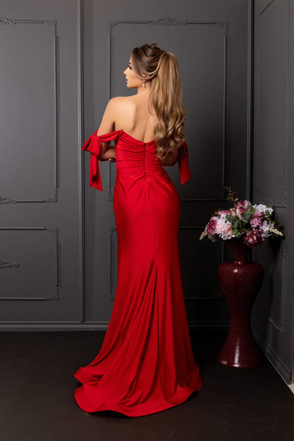 La Merchandise LA1858 Bow Tie Straps Bridesmaids Wholesale Gowns - - LA Merchandise