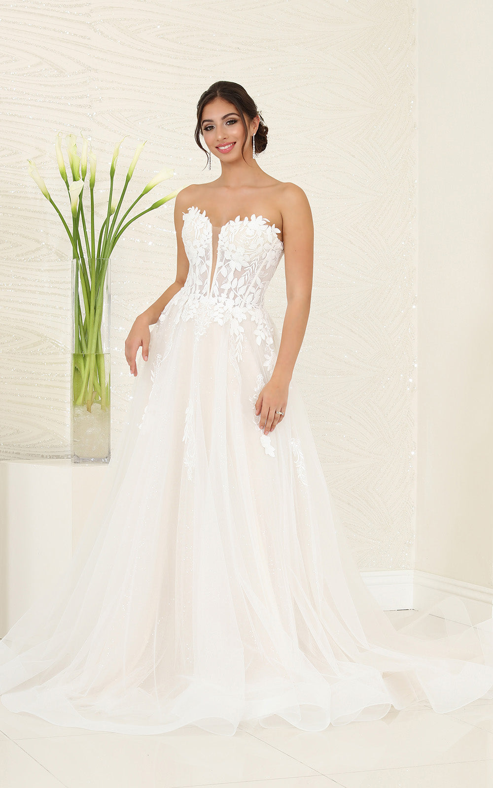 Wholesale Bridal Dress Sweetheart A-Line Wedding Gown By LA8131 - - Dress LA Merchandise