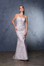 Wholesale Wedding Dress Sleeveless Beaded Bridal Gown By LA8146 - WHITE - Dress LA Merchandise