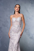 Wholesale Wedding Dress Sleeveless Beaded Bridal Gown By LA8146 - - Dress LA Merchandise