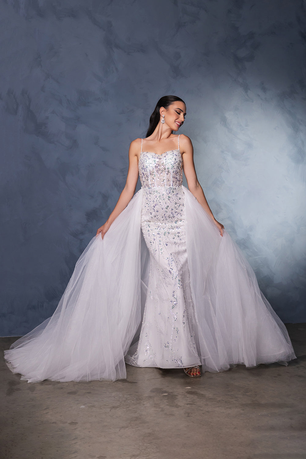 Wholesale Wedding Dress Sleeveless Beaded Bridal Gown By LA8146 - - Dress LA Merchandise