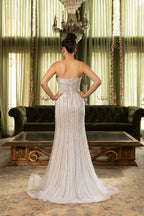 Wholesale Wedding Dress Sweetheart Beaded Sheath Gala Gown By LA8169 - - Dress LA Merchandise