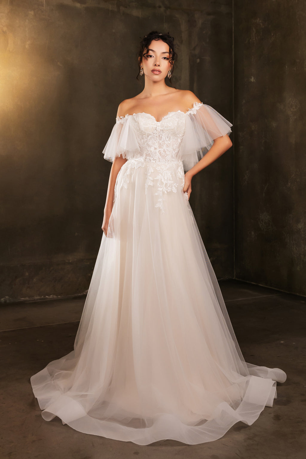 Wholesale Bridal Dress Sweetheart Beaded A-Line Wedding Gown By LA8180 - IVORY NUDE - Dress LA Merchandise