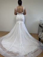 Wholesale Engagement Dress V-Neck Mermaid Sequin Bridal Gown By LA8181 - - Dress LA Merchandise