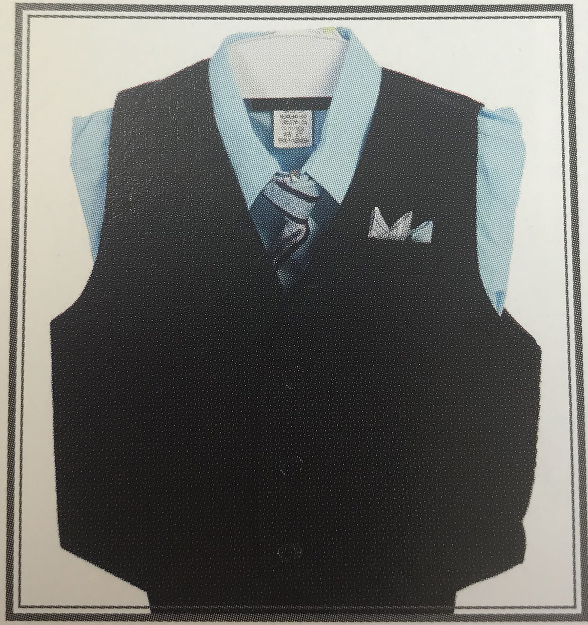 LA Merchandise LADBG688 Classy Kids Pin Striped Suit With Matching Set - AQUA - Boys suits LA Merchandise