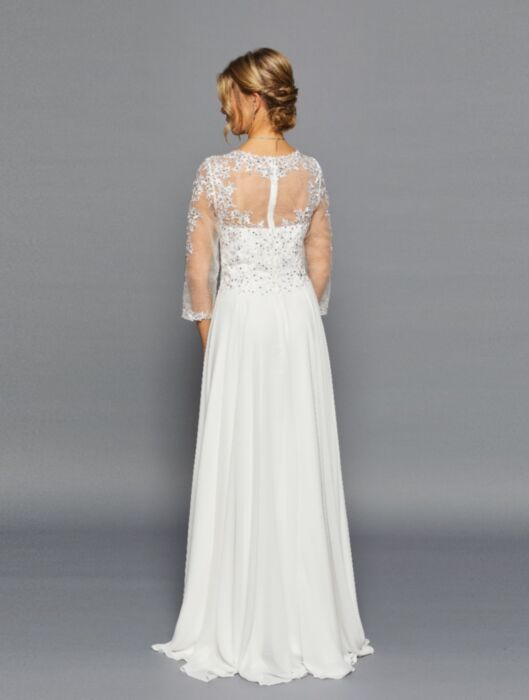 Long Sleeve Mother Of The Bride Dress - LADK302 - - LAD
