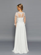 Long Sleeve Mother Of The Bride Dress - LADK302 - - LAD