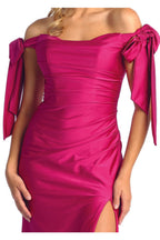 La Merchandise LA1858M Sexy Off The Shoulder Long Evening Prom Gown - - LA Merchandise