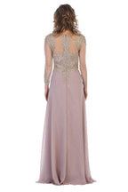 LA Merchandise LA1549 Plus Size Formal Evening Mother of Bride Gown - - LA Merchandise