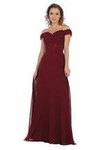 LA Merchandise LA1601 Corset Off The Shoulder Wholesale Prom Dress - - LA Merchandise