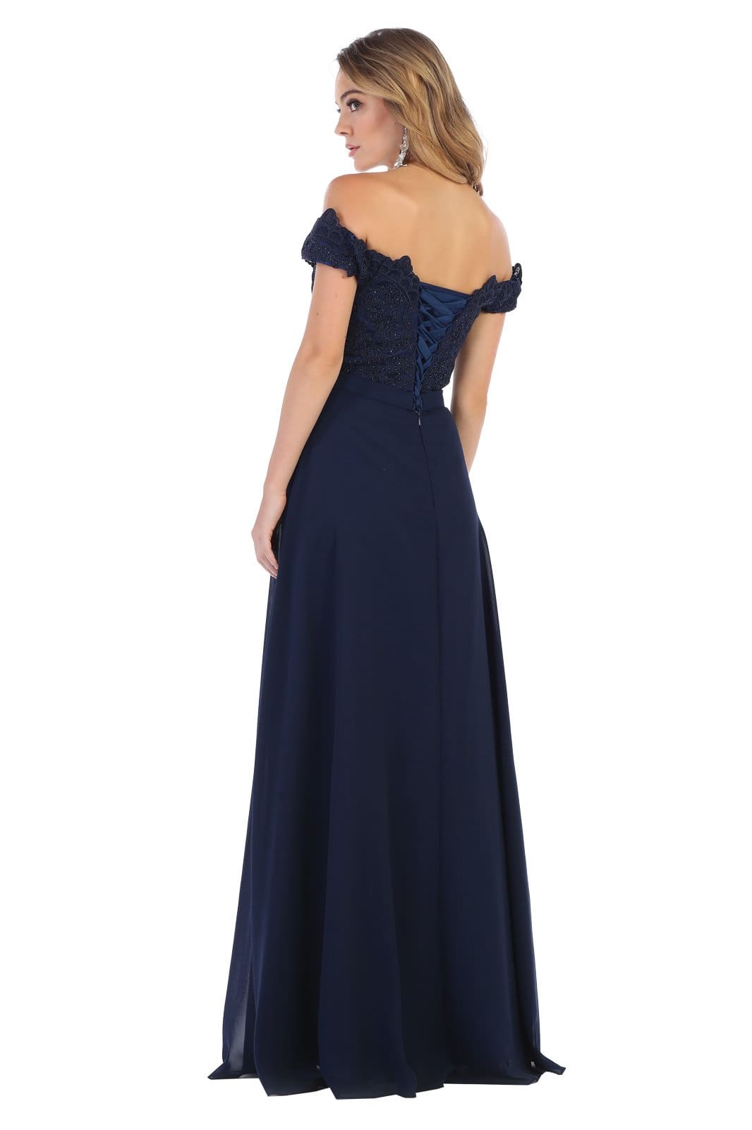 LA Merchandise LA1601 Corset Off The Shoulder Wholesale Prom Dress - - LA Merchandise