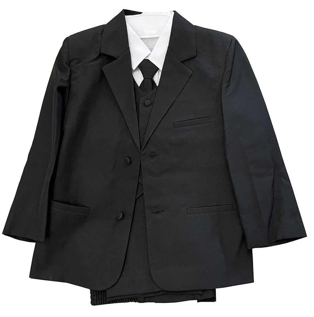 LA Merchandise LAGSS8225 Handsome 5 piece Boys Suit Set with Tie & Vest - - Boys suits LA Suits