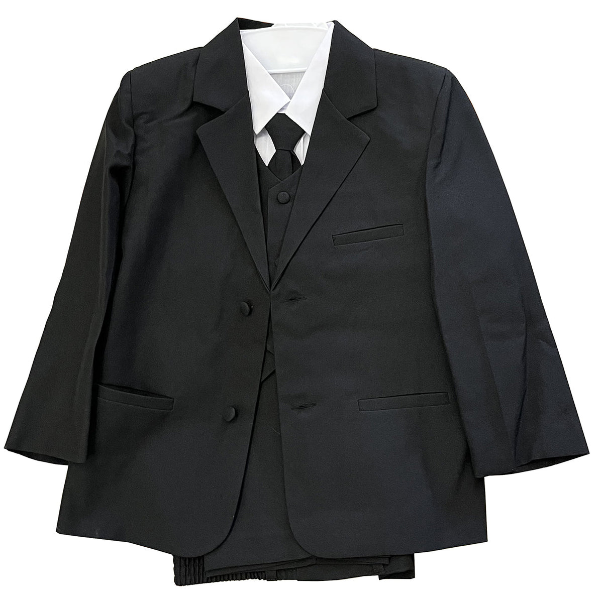 LA Merchandise LAGSS8225 Handsome 5 piece Boys Suit Set with Tie & Vest - - Boys suits LA Suits