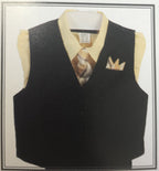 LA Merchandise LADBG688 Classy Kids Pin Striped Suit With Matching Set - YELLOW - Boys suits LA Merchandise