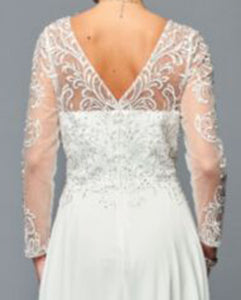 LA Merchandise LADK306 Embroidered Mother Of The Groom Gown - - LADK