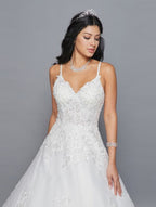 LA Merchandise LADK417 Embellished A-line Bridal Sleeveless Gown - - Dresses LA Merchandise