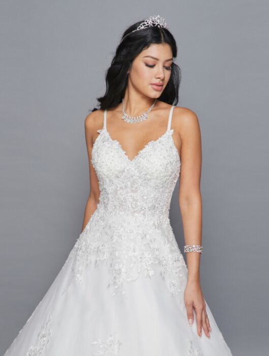 LA Merchandise LADK417 Embellished A-line Bridal Sleeveless Gown - - Dresses LA Merchandise
