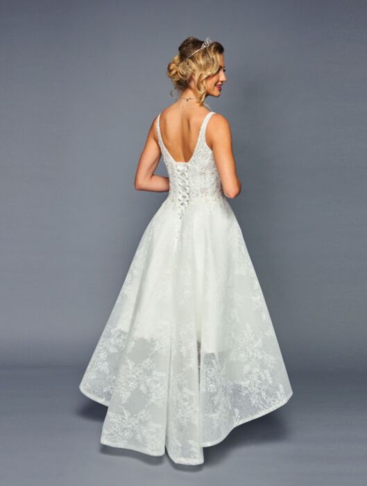 LA Merchandise LADK473 High Low Wedding Dress - - LA Merchandise