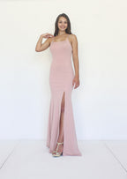 La Merchandise LAY8376 Spaghetti Strap Mermaid Simple Bridesmaid Dress - - LAY