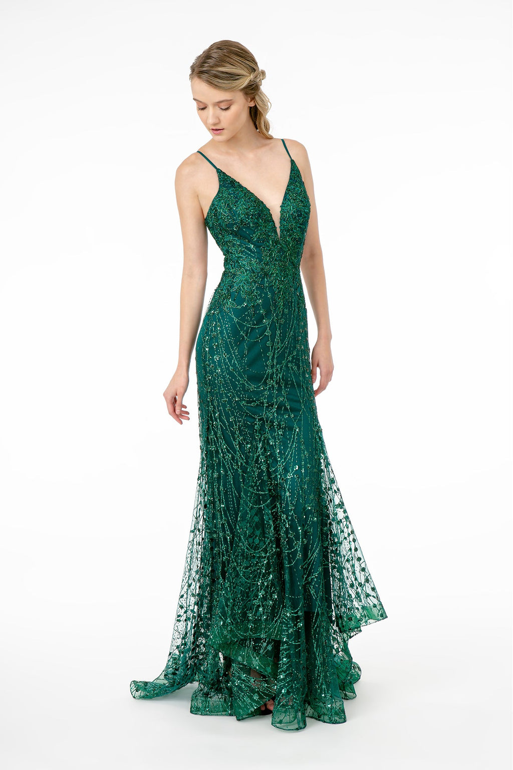 Mermaid Prom Dress - LAS2938 - GREEN - LAS