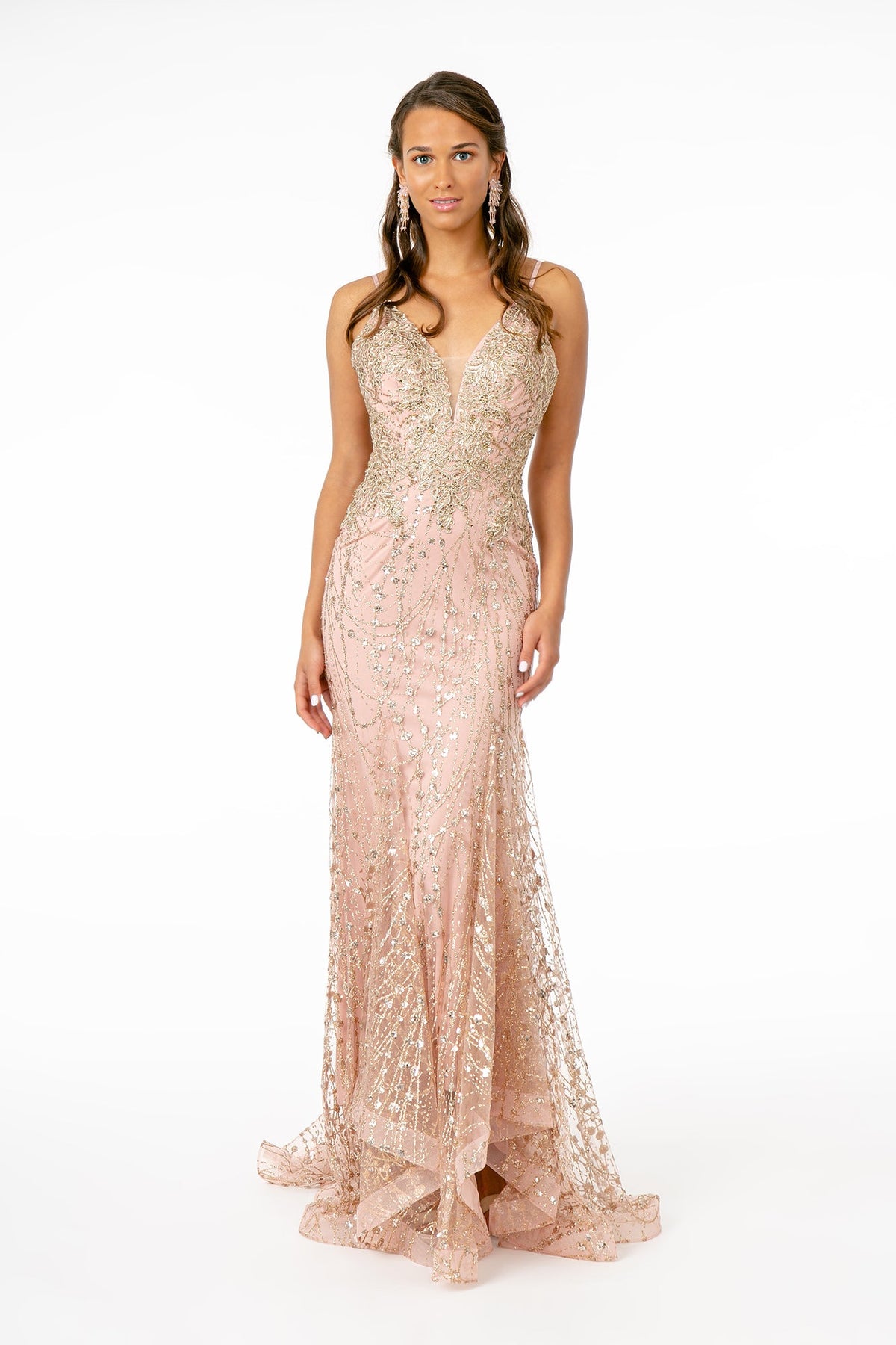 Mermaid Prom Dress - LAS2938 - ROSEGOLD - LAS
