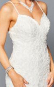 La Merchandise LADK447 Wholesale Mermaid Wedding Ruffled Short Dress - - LA Merchandise